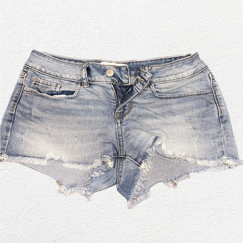 vs pink jean shorts